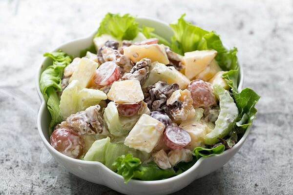 thực đơn keto salad rau mayonnaise